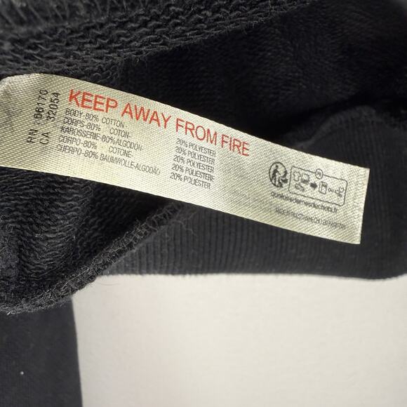 Free People Movement High Jump Full Zip Up Track Jacket Oversized Black Medium - Picture 9 of 13